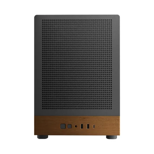 Case GAMDIAS ATHENA M4M WOOD Black | Micro-Tower | M-ATX | GAMDIAS